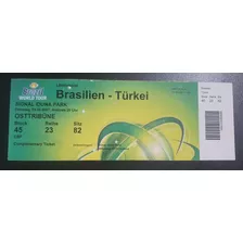 Ingresso Futebol Brasil X Turquia Amistoso 2007