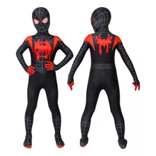 Fantasia Infantil Homem Aranha Miles Morales Cosplay