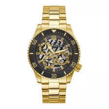 Reloj Guess Para Hombre Casual Elegante Relojes Caballero Color De La Correa Dorado 1