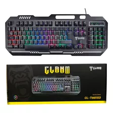 Teclado Para Computador Rgb Gamer Clanm - Envio Imediato