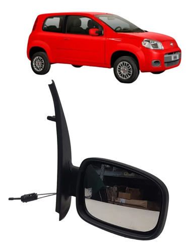 Retrovisor Mecânico Direito Fiat Uno 2P 12/16 MP4527