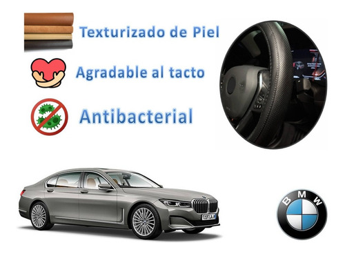 Funda Cubre Volante Piel Nuevo Bmw 740i 750i 2016 A 2020 Foto 2