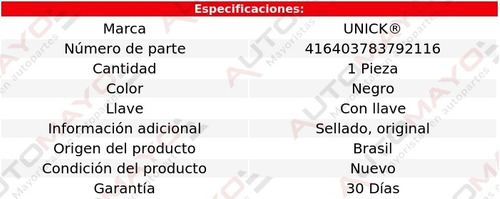 1- Tapn Gasolina C/llave Unick Citroen C8 1999-2008 Foto 3