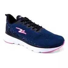 Tênis Esportivo Feminino Adrun Fit Energy 10007f Marinho