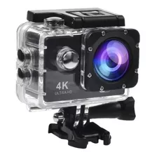 Câmera Go Cam Ultra Pro Full Hd 4k Sport Ação A Prova D'água Cor Preto