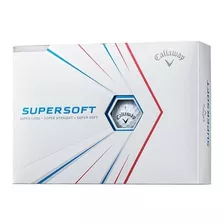 Pelotas Golf Callaway Supersoft - Caja X 12 - Bca Color Blanco