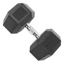 Cap Barbell Sdr-020 Rubber Coated Hex Dumbbell Con Contornea