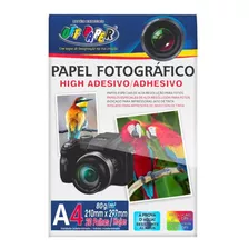 Papel Fotografico High Adesivo 20folhas 80g Off Paper