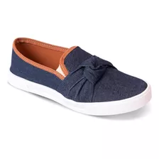 Tenis Slip On Sapatilha Feminina Laço Nobuck Lançamento 397