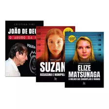 Livros João De Deus + Suzane Assassina + Elize Matsunaga