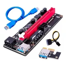 Lote 10 Riser 009s Pci-e 1x A 16x Extensor Mineria Usados