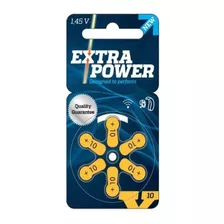 Pilha Extra Power A10 Botão - Kit De 6 Unidades