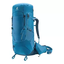 Mochila Deuter Aircontact Core Para Acampar, 70 L, Color Azul