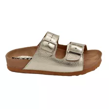 Sandalias Mujer Ojotas Zapato Cuero Tira Extra Liviana 1016