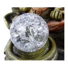 Bolinha De Vidro Bola Para Fonte De Água Esfera Cristal 4 Cm