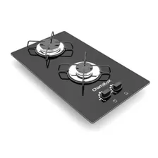 Fogão Cooktop Gás Chamalux 2 Bocas Ultra Chama Preto 110v/220v