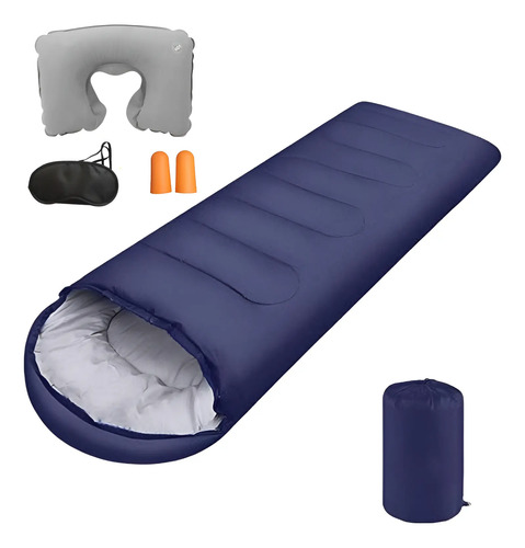 Sleeping Bag Bolsa De Dormir Térmica Colchoneta Kit 4pc