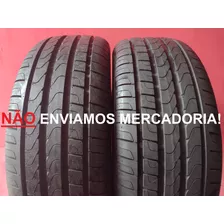 Par Pneu 205 55 Aro 16 Pirelli Cinturato P7 Usado Meia Vida