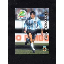 Mundial 2002, Figurita Bimbo Cards, Samuel Argentina Mira!!!