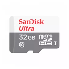 Tarjeta Memoria Sandisk Micro Sd 32 Gb C/adap.