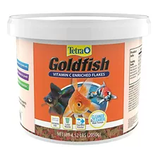 Fin Goldfish Flakes Cubo De 4.52 Libras, Dieta Equilibrada