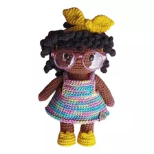 Boneca Em Crochê Na Técnica Amigurumi Mini Mim Alice 