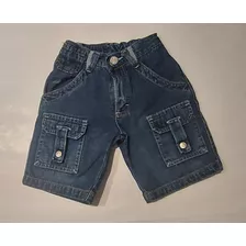 Bermudas Jeans Advanced, 7 Bolsillos, Poco Uso.