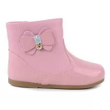 Bota Infantil Feminina Klin Miss Baby Rosa Ballet - 15304600