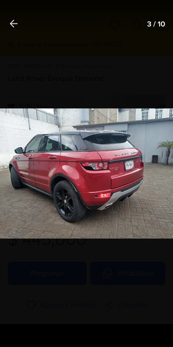 Lunas De Espejos Land Rover Evoque 2015 A 2019 Foto 3