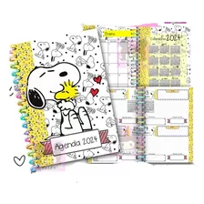 Agenda 2024 Diaria Snoopy Kit Imprimible Editable