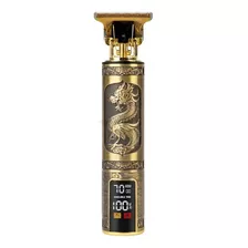 Maquininha Dragon Retro Ultra Afiado Barba Profissional Cor Dourado Voltagem 110v/220v