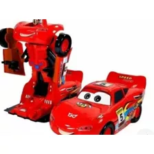 Auto Cars Transformers Robot Luz Y Sonido Rayo Mcqueen