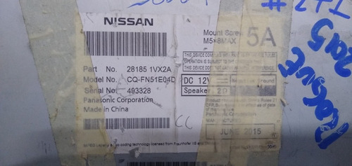 Estereo Radio Nissan Rogue 2015.- 271# Foto 8