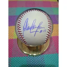 Pelota De Béisbol Firmada Por David Concepción 