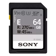 Tarjeta De Memoria Sdxc Uhs-ii Sony 64gb Sf-e64a