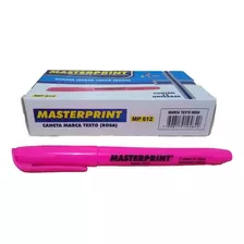 Kit C/36 - Caneta Marca Texto Rosa Caixa - Masterprint