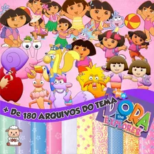 Kit Digital Dora Aventureira 2 Png (pague 1 Leve 3)