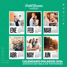 Calendario 2024 Polaroid Imprimible