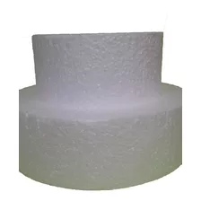 Base Telgopor Para Torta Falsa De 20cm X 10cm De Alto
