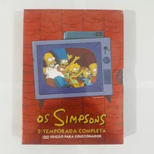 Box Dvd - Os Simpsons Edição Colecionador 5° Temporada