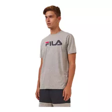 Camiseta Fila Masculina Letter Premium Cinza