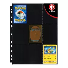 20 Folhas Plástica P/ Pasta Fichário Álbum Pokemon Magic