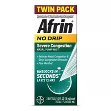 Afrin- Bomba De Nebulizacion Nasal , No Drip, Congestion Sev