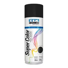 Tinta Spray Preto Fosco Tek Bond