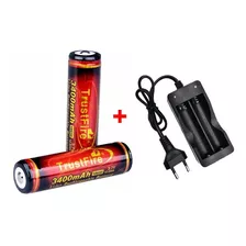 Pack 2 Baterías Trustfire Infierno 18650 3400mah + Cargador