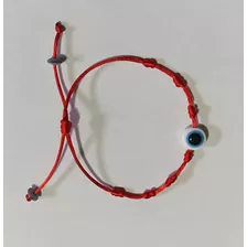 Pulseira Vermelha De Sete Nós