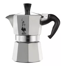 Cafeteira Portátil Bialetti Moka Express 3 Tazas Manual Prata-facto Italiana