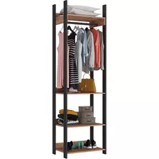 Roperia Estanteria Closet Dormitorio - 070x230x045 - M117