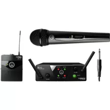 Microfono Akg Wms 40 Mix Mano Inalambrico + Bajo Guiatarra 