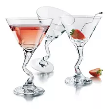 Taça Martini Cocktail Drink Conjunto 4 Peças Libbey Cor Branco